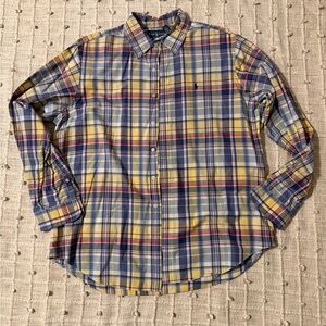 Ralph Lauren Multicolor Plaid Button Down Shirt